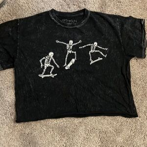 Skelton Crop Top